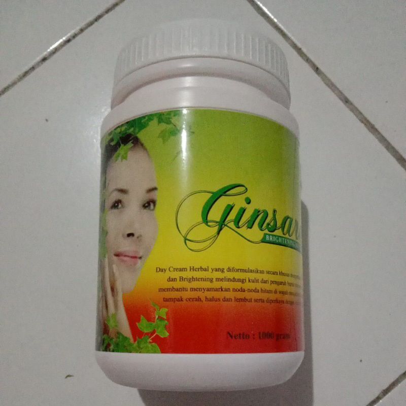 Ginsara Day Cream 1kg BPOM  [ sample ]