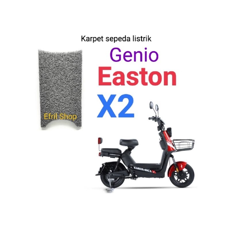 ⭐⭐⭐⭐⭐ Karpet sepeda listrik Genio Easton X2