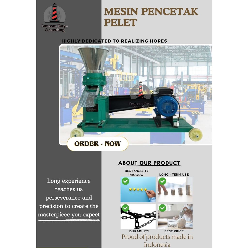 Mesin Pencetak Pelet - Mesin Pembuat Pelet - Mesin Pelet - Mesin Pakan