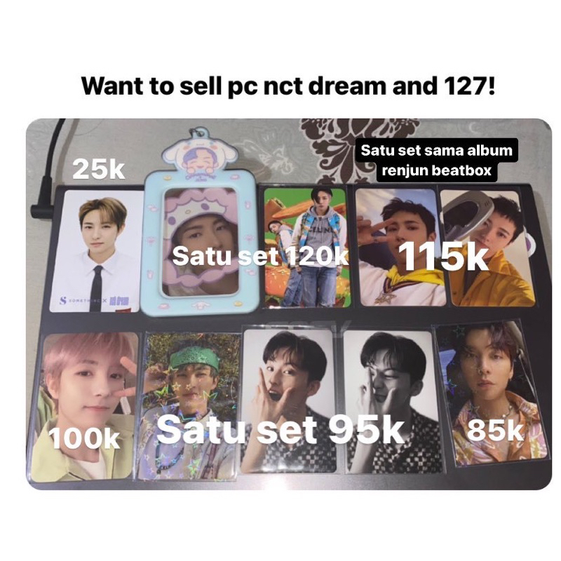 RENJUN SMA SOMETHIN SANRIO NCT CAHOL NCT JENO BEATBOX ALBUM RENJUN RENJUN CIMOL SG21 PHOTOPACK MARK 