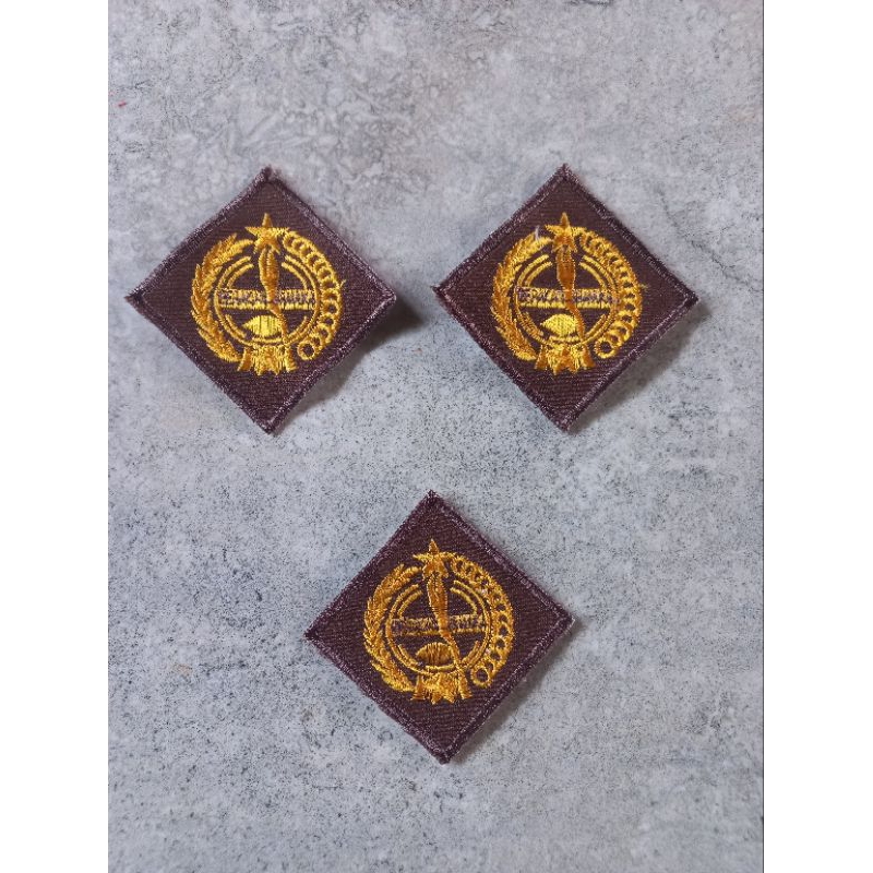 bet bordir tunas kelapa pramuka putra murah