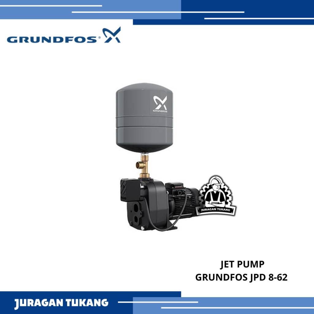 Pompa Air Jet Pump Grundfos JPD 8-62 Pompa Sumur Dalam JPD 8-62 Grundfos