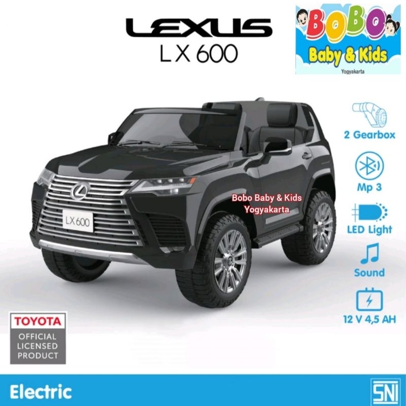 Mobil Aki Anak Lexus LX 600 GARANSI 18BLN Mobil Mainan Aki Anak Lexus LX600 (Lisensi Asli) Mobilan A