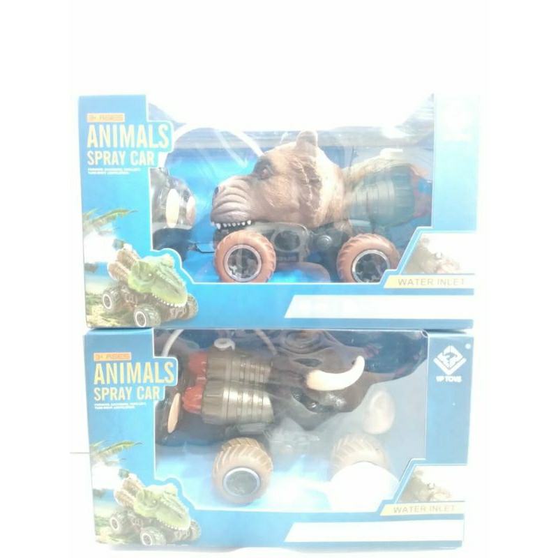 Mainan Mobil Rc Animal Spray Car Karakter Binatang Car