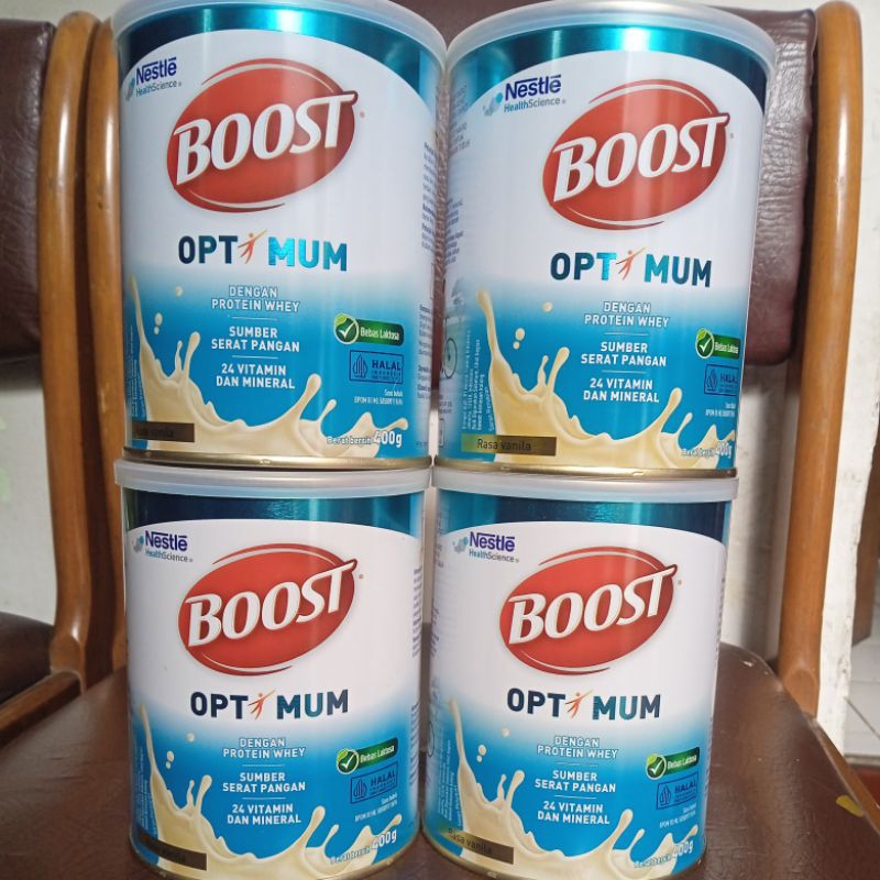 

Boost Optimum Rasa Vanila 400 gram Exp 3 Mei 2025