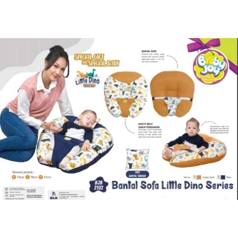 Bantal Sofa Baby Joy/Kasur Bayi Little Dino Series BJB 2102, Little Forest Series BJB 2103, Mocha Be