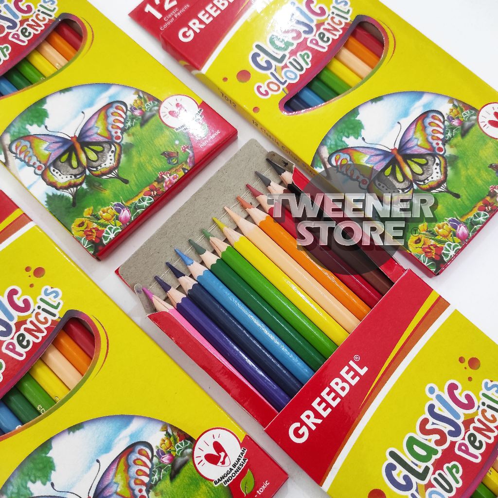 

GREEBEL PENSIL WARNA PANJANG 12 Classic Colour Pencil 5712