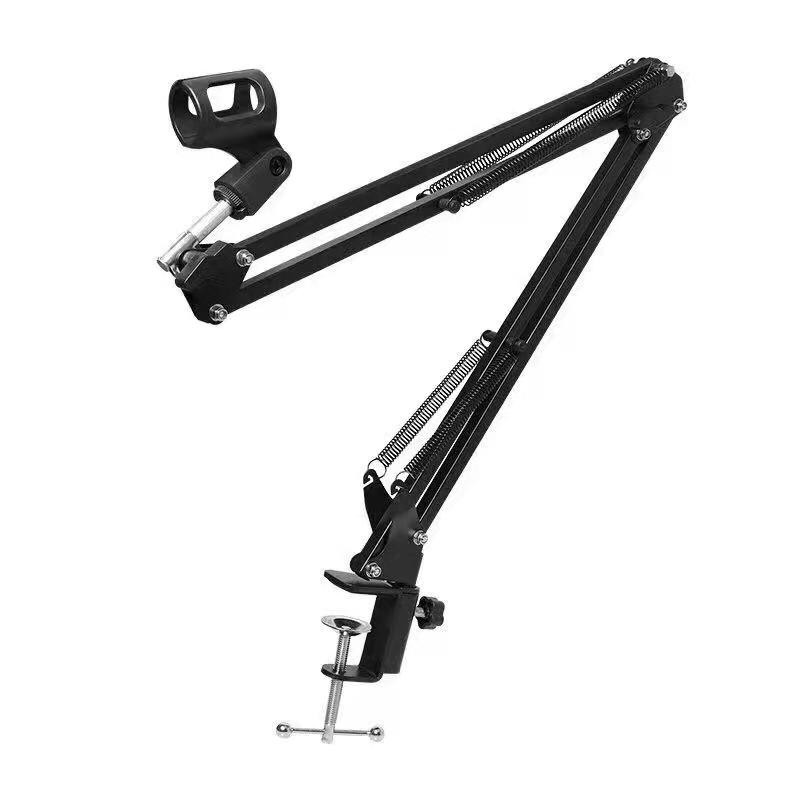 Stand Mic Meja Boom Arm Microphone Suspension Podcast