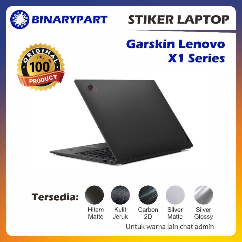 GARSKIN LAPTOP LENOVO THINKPAD X1 SERIES — Stiker Laptop Lenovo Thinkpad Seri X1