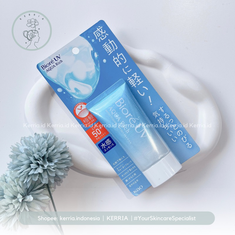 (KERRIA ID) BIORE UV Aqua Rich Watery Essence SPF50 PA++++