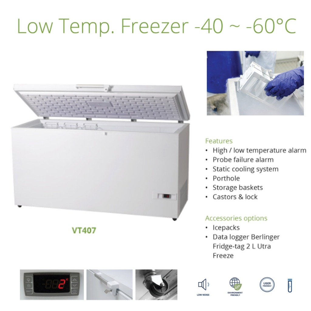 Gea VT 407 VT407 Medical Refrigerator Low Temp Freezer Laboratorium