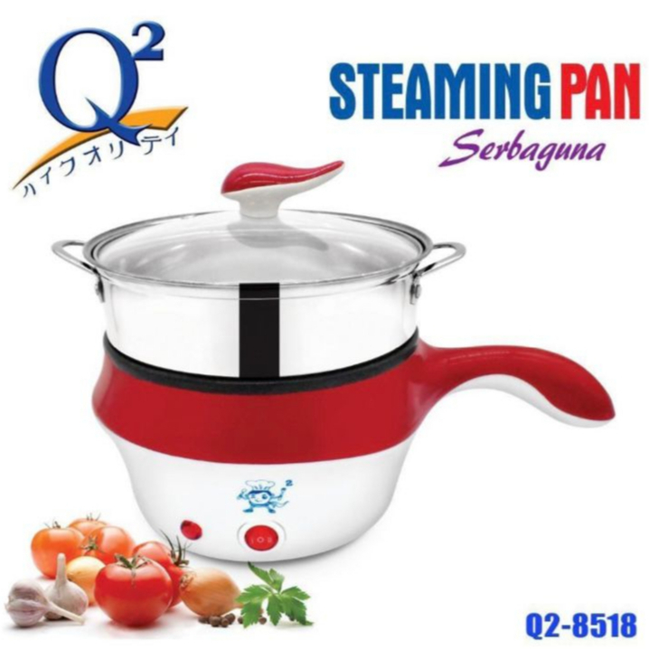 HOME | (Q2-8518) Steaming Pan Serbaguna Q2-8518 / Panci Listrik Serbaguna / Panci Listrik Serbaguna 
