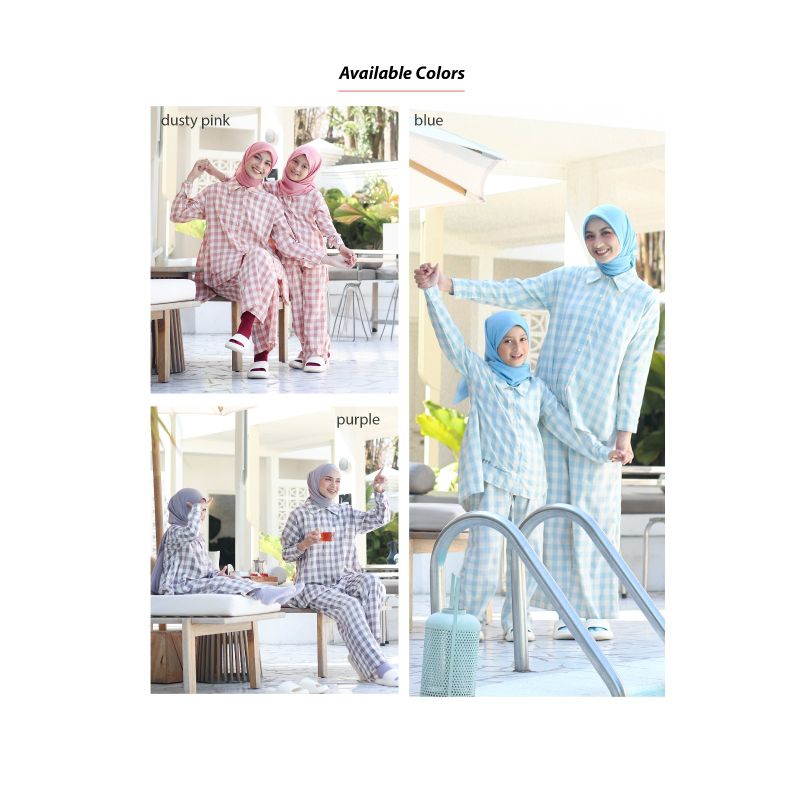 DANNIS ONLINE SURABAYA Couple Mom and Girl d' Sun Flower Onet Set Daily wear Dannis Terbaru Lengan p