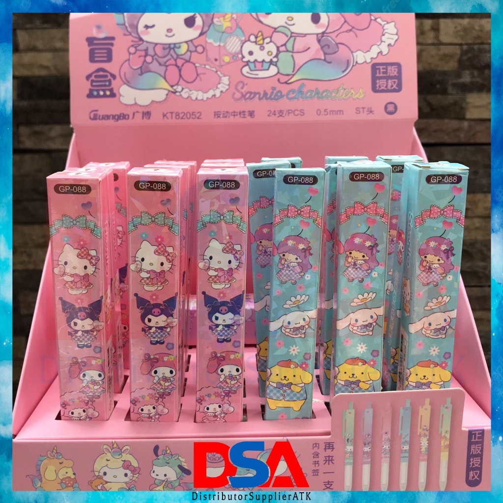 

PEN BB TS SANRIO CUTE PULPEN BLIND BOX MOTFI SANRIO PEN GEL 0,5 AKRILIK TERMURAH