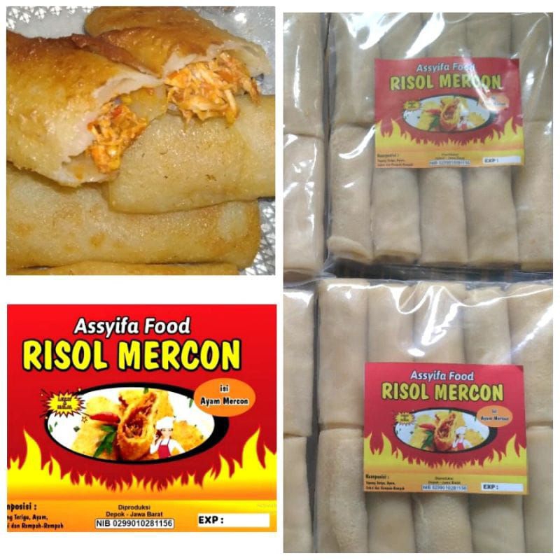 

Risol Ayam Mercon