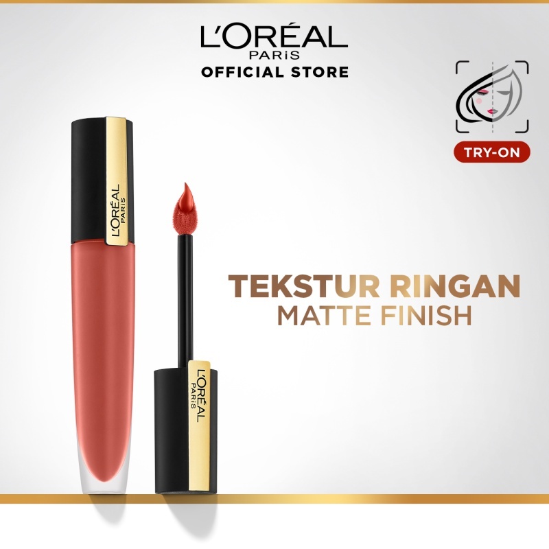 L'Oreal Paris Rouge Signature Liquid Matte Lipstick Make up - 7ml