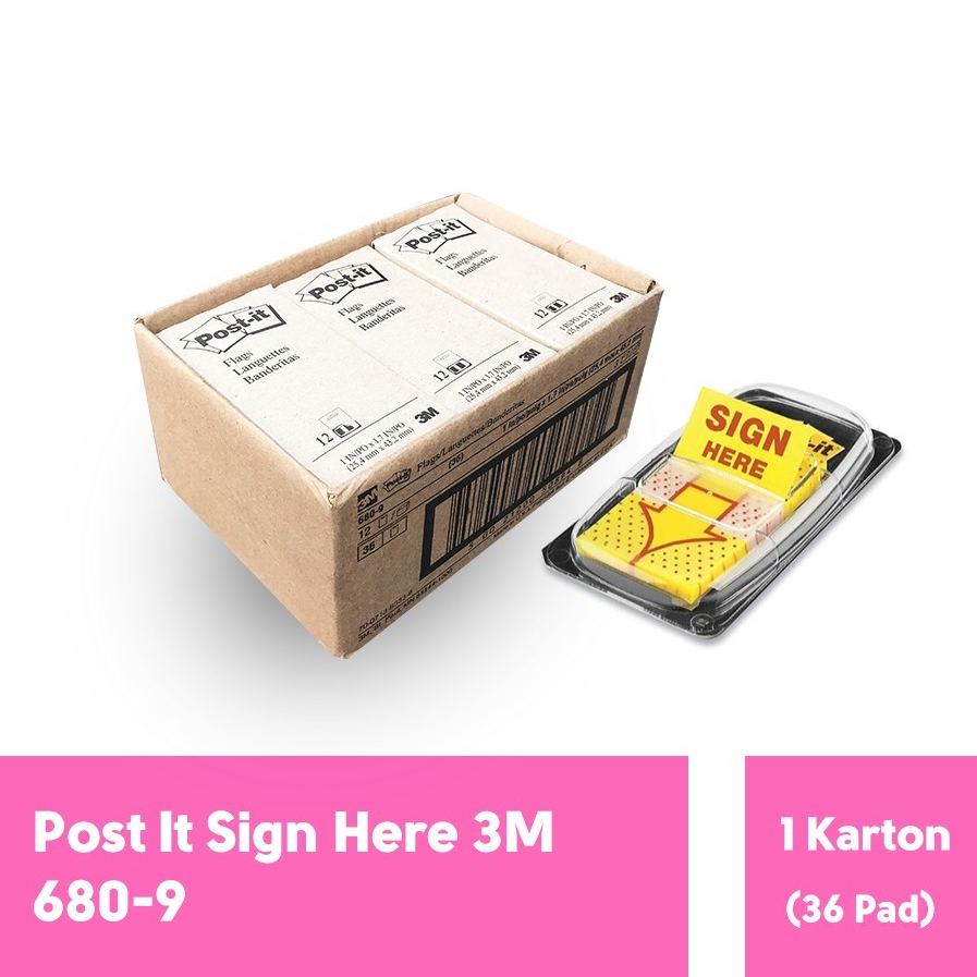 

Post It Sign Here 3M 680-9