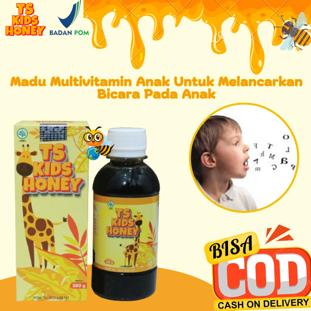 Madu Anak Lancar Bicara – Lambat Bicara – Speech Delay – Cadel Huruf R – Gagap – Vitamin Lancar Bica