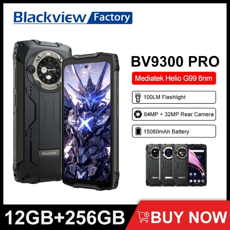 Blackview BV9300 Pro 12GB /256GB 120Hz 15080mAh