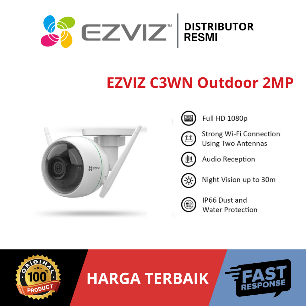 EZVIZ C3WN Outdoor 2MP 1080P