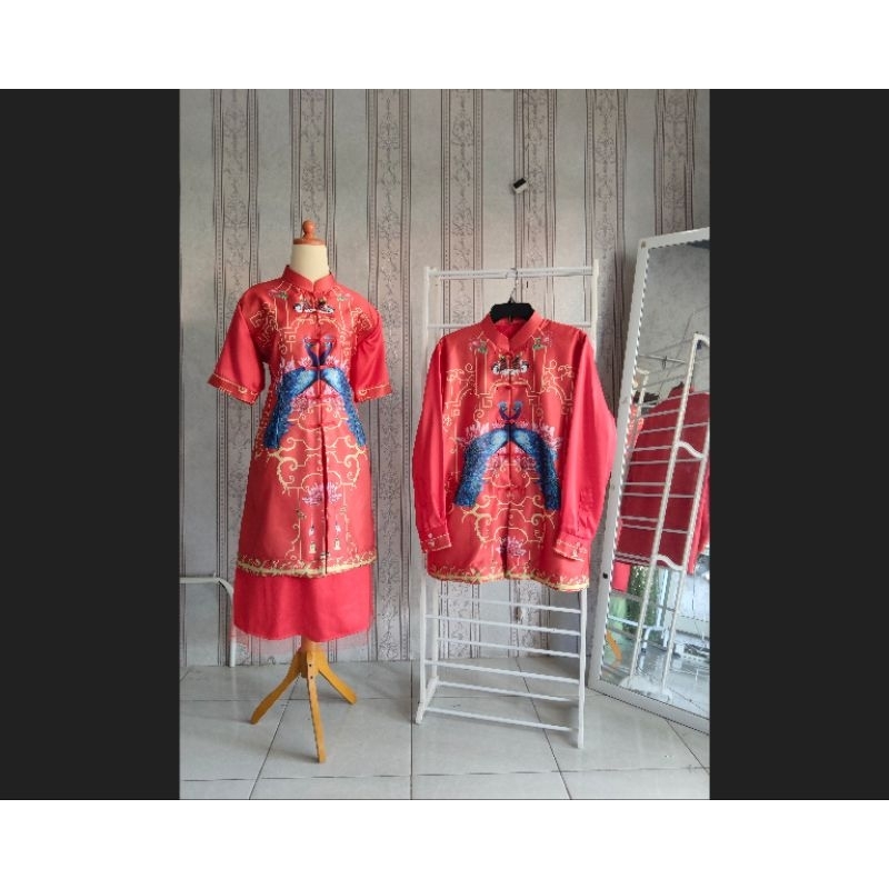 Baju China / baju couple cheongsam silky