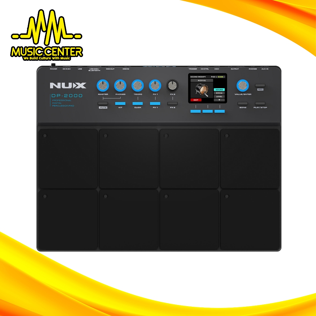 NUX DP-2000 Percussion Pad NUX DP2000 Drum Perkusi Pad