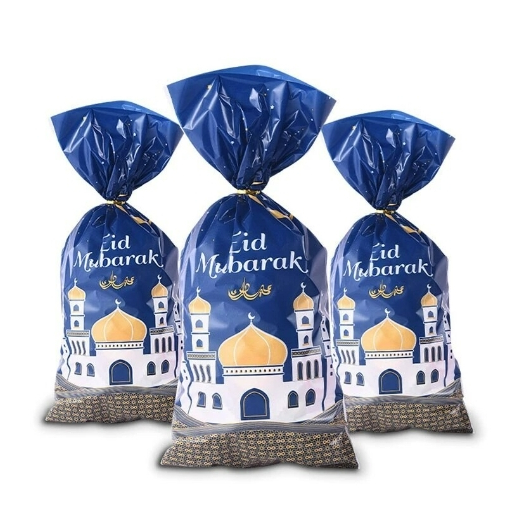 

(50PCS) PLASTIK SNACK RAMADHAN / PLASTIK KADO EDISI LEBARAN / PLASTIK SOUVENIR EID MUBARAK