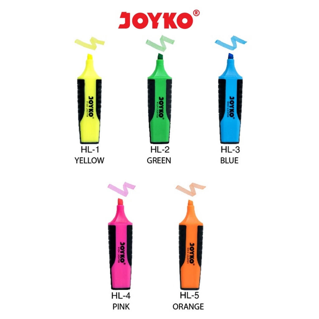 

Joyko Highlighter Penanda Berwarna