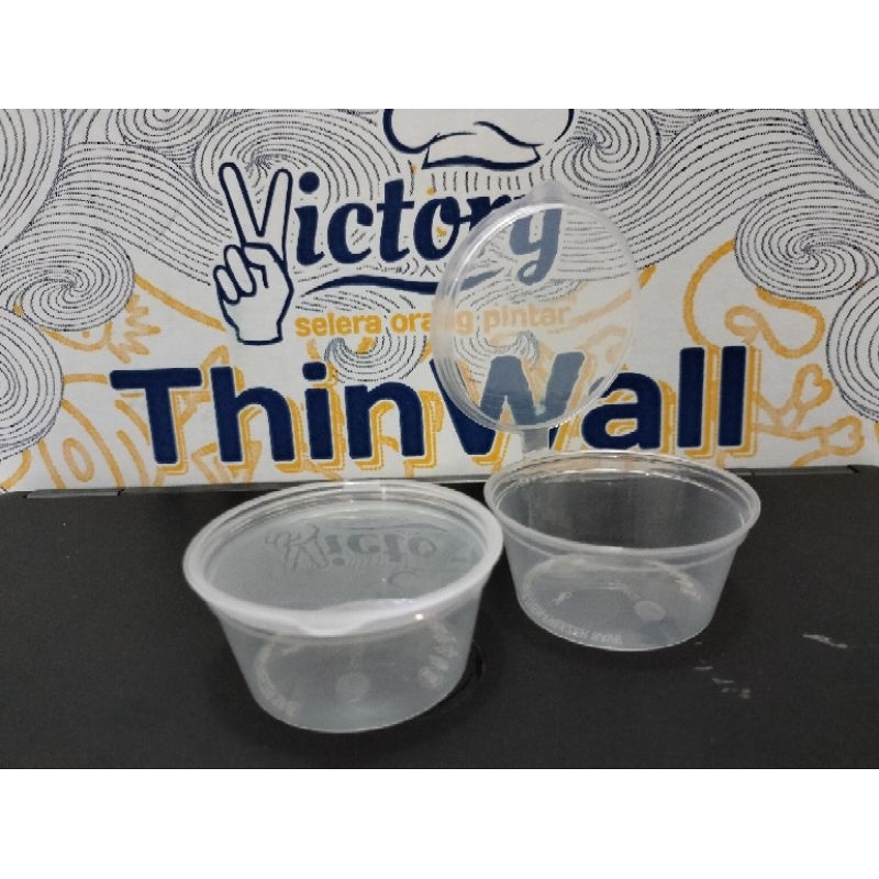 sauce cup 35 ml - tempat sambal 35 ml - cup sambal 35 ml isi 50 pcs harga murah