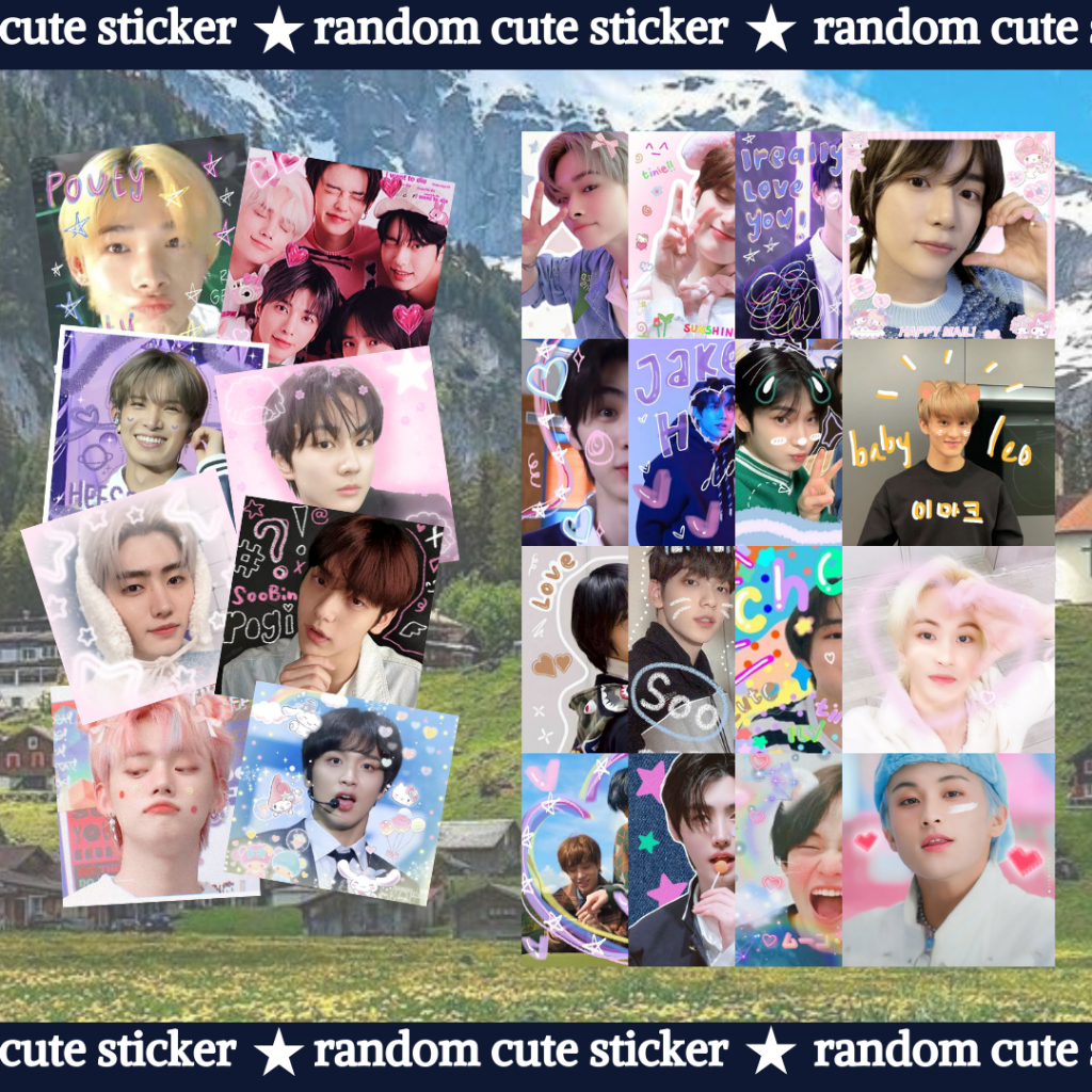 [45pcs][PREORDER]KPOP RANDOM STICKER FREEBIES MAIL STICKER nct enhypen skz txt korean idol