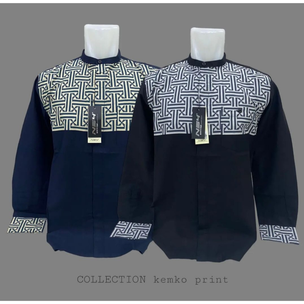 Baju Koko Pria Tangan Panjang✓Baju Koko Modern✓Koko Pria