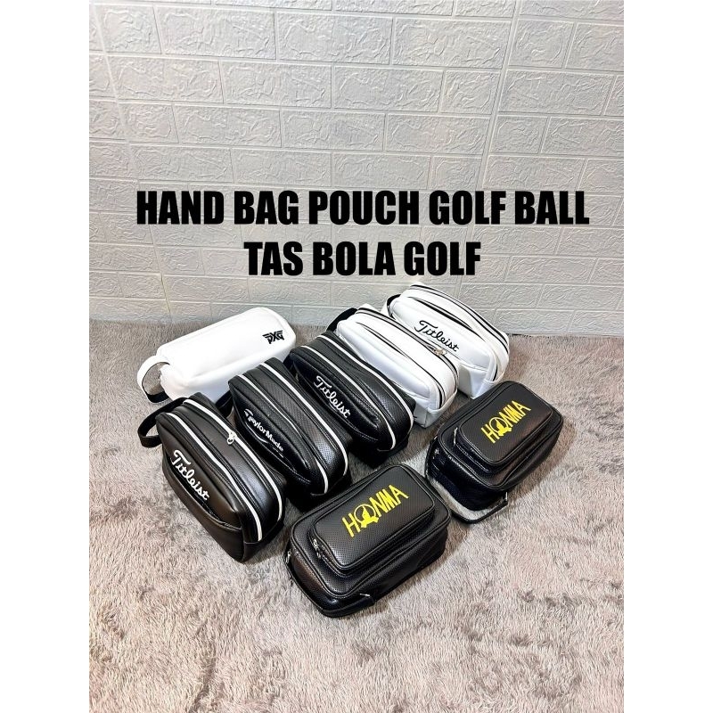 tas bola golf pouch exclusive hand bag ball golf hand bag golf