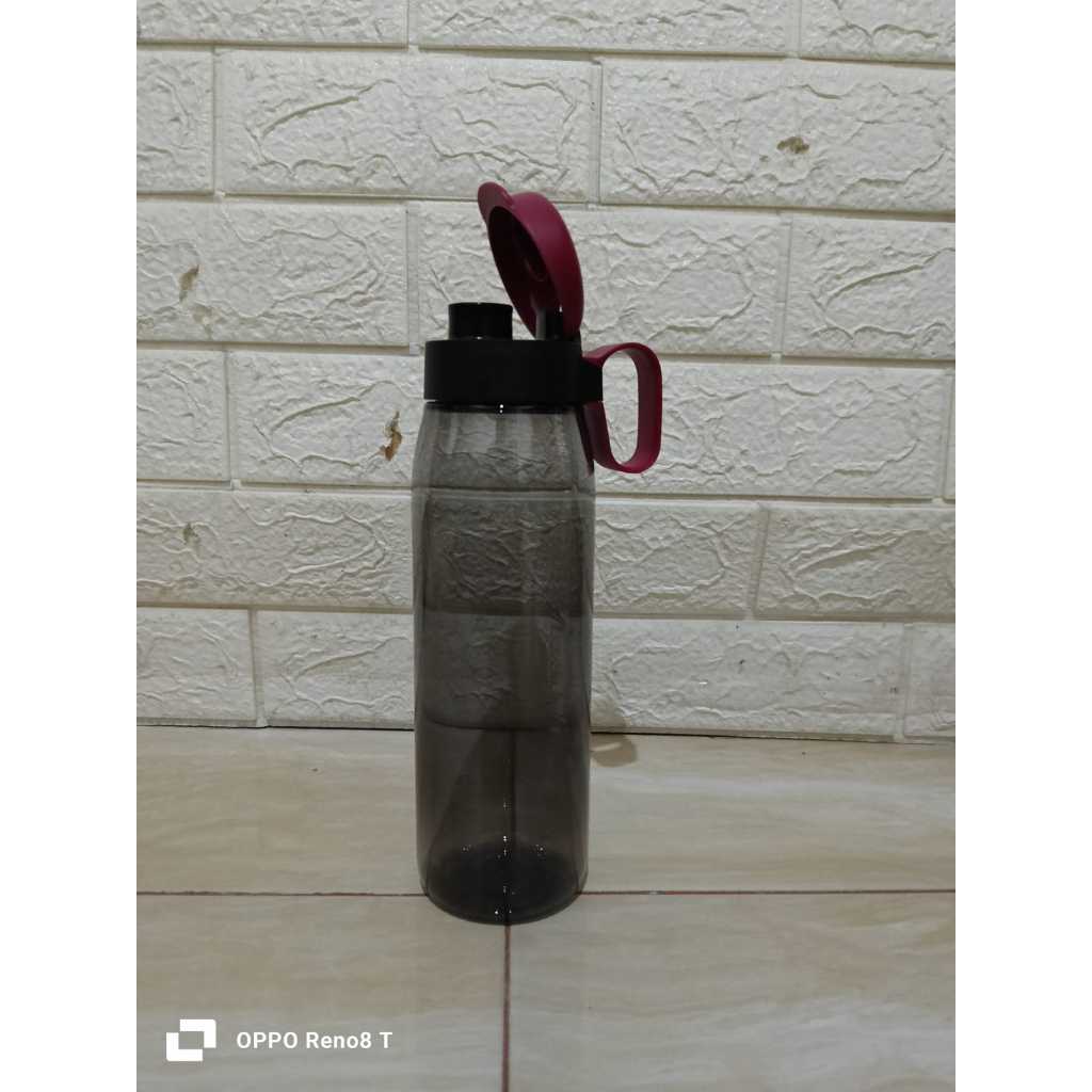 H2go bottle hitam kapasitas 750 ml bahan crystalline