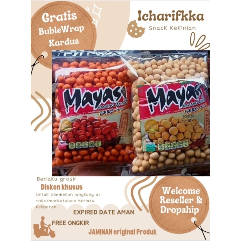 

TERMURAH PROMO SALE DISKON SNACK INDOFOOD BRANDED ORI CEMILAN CAMILAN KACANG MAYASI dan ROSTA GARUDA