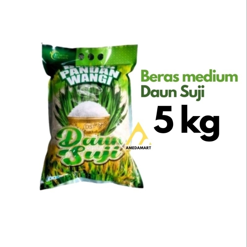 

Beras Medium Daun Suji 5 Kg