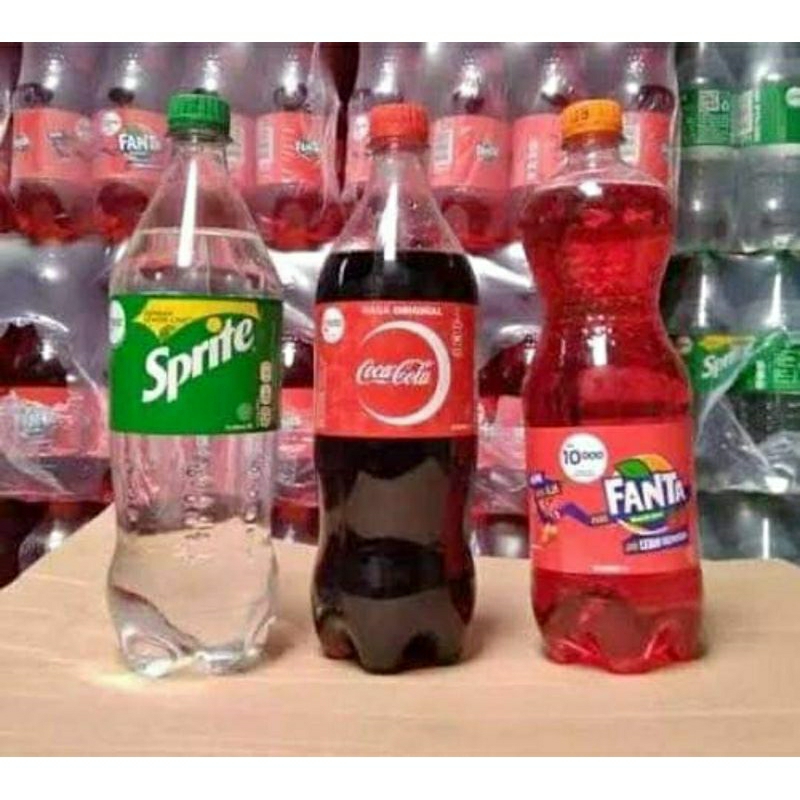 FANTA, COCA-COLA, SPRITE botol 1Liter