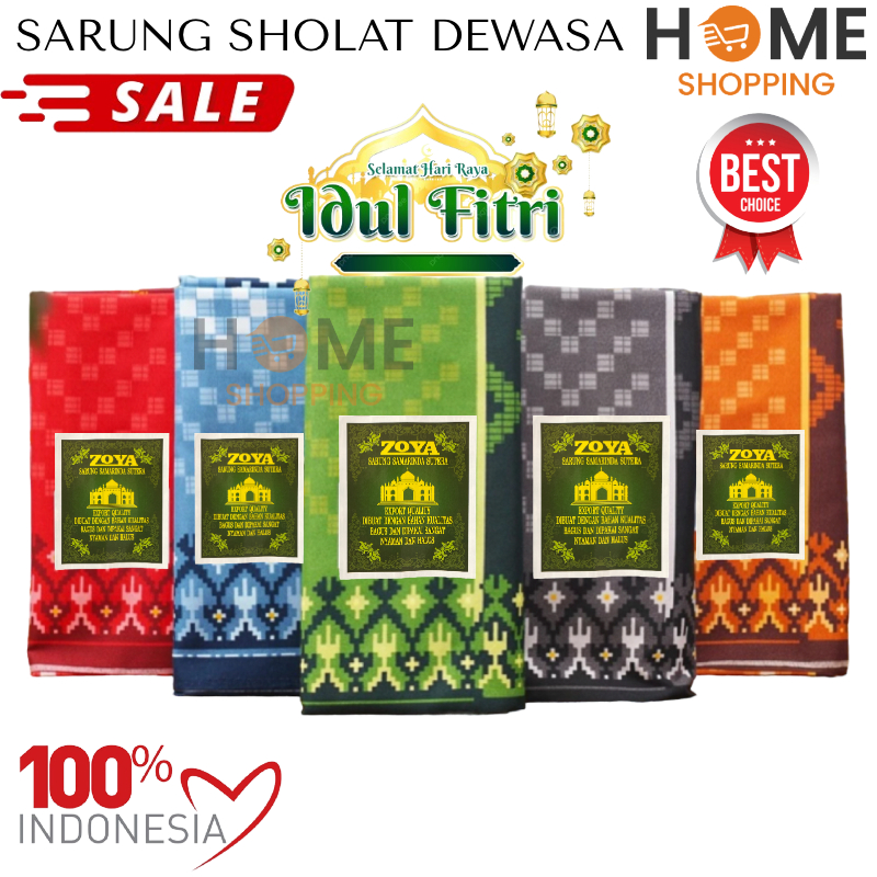 [HS] SARUNG TENUN SHOLAT ZOYA / SARUNG SHOLAT DEWASA / SARUNG  SHOLAT SANTRI / SARUNG SANTRI / SARUN