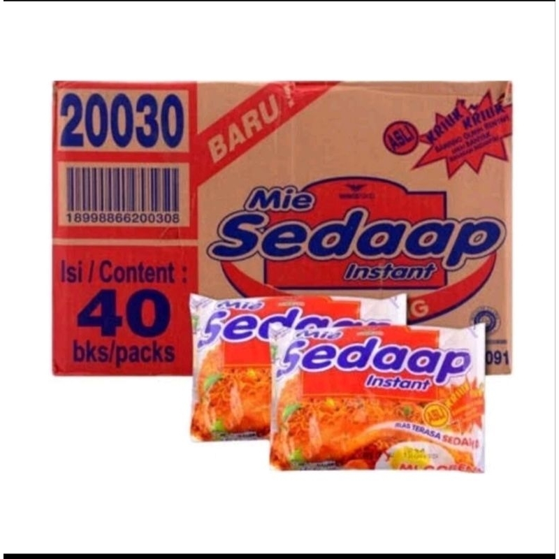 

mie sedaap goreng, soto dan kare