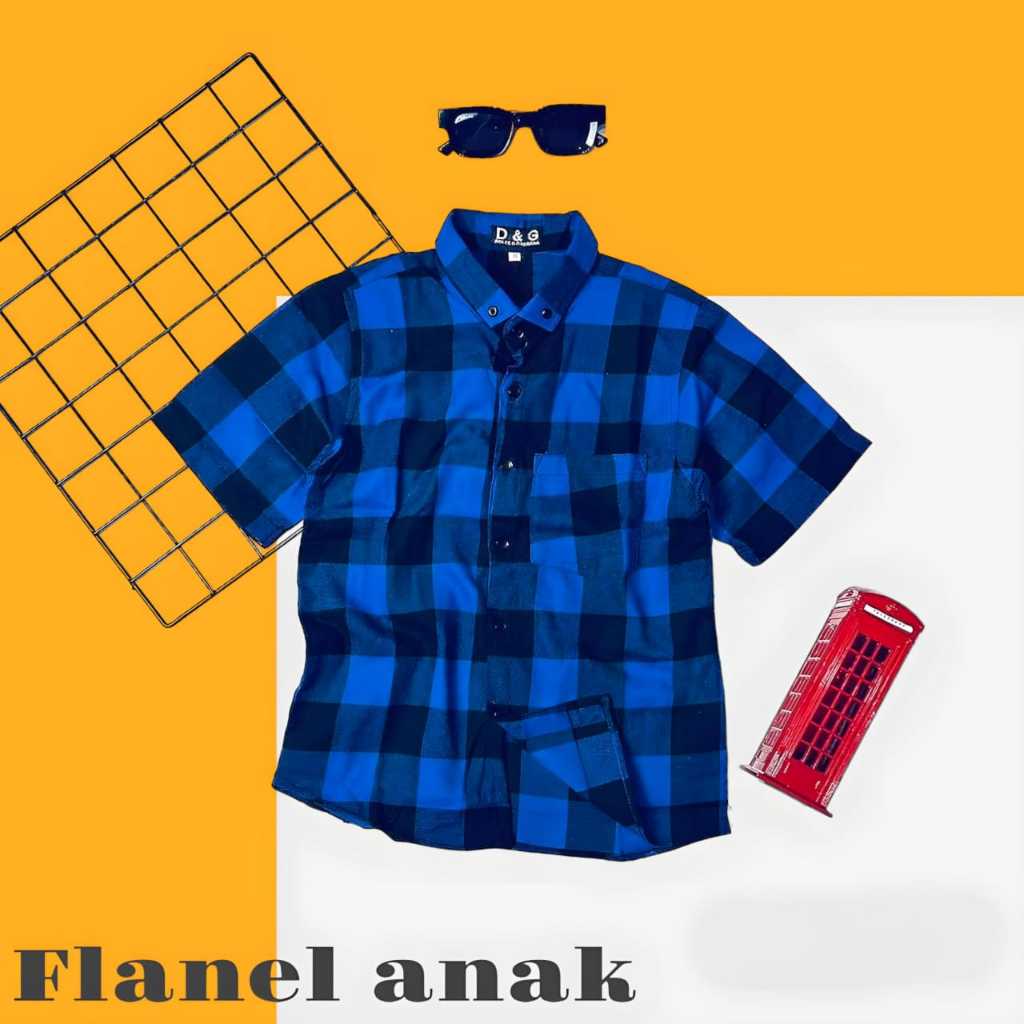 Grosir Kemeja Flanel Anak Kotak Kotak Umur 1 Sampai 10 Tahun Kemeja Anak Laki Laki Lengan Pendek