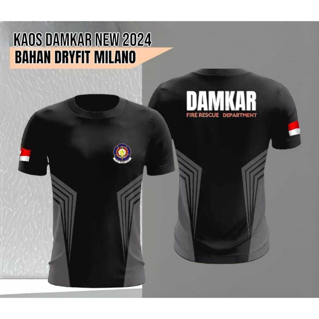 Kaos jersey DAMKAR / kaos DAMKAR / Kaos Bahan DRYFIT MILANO