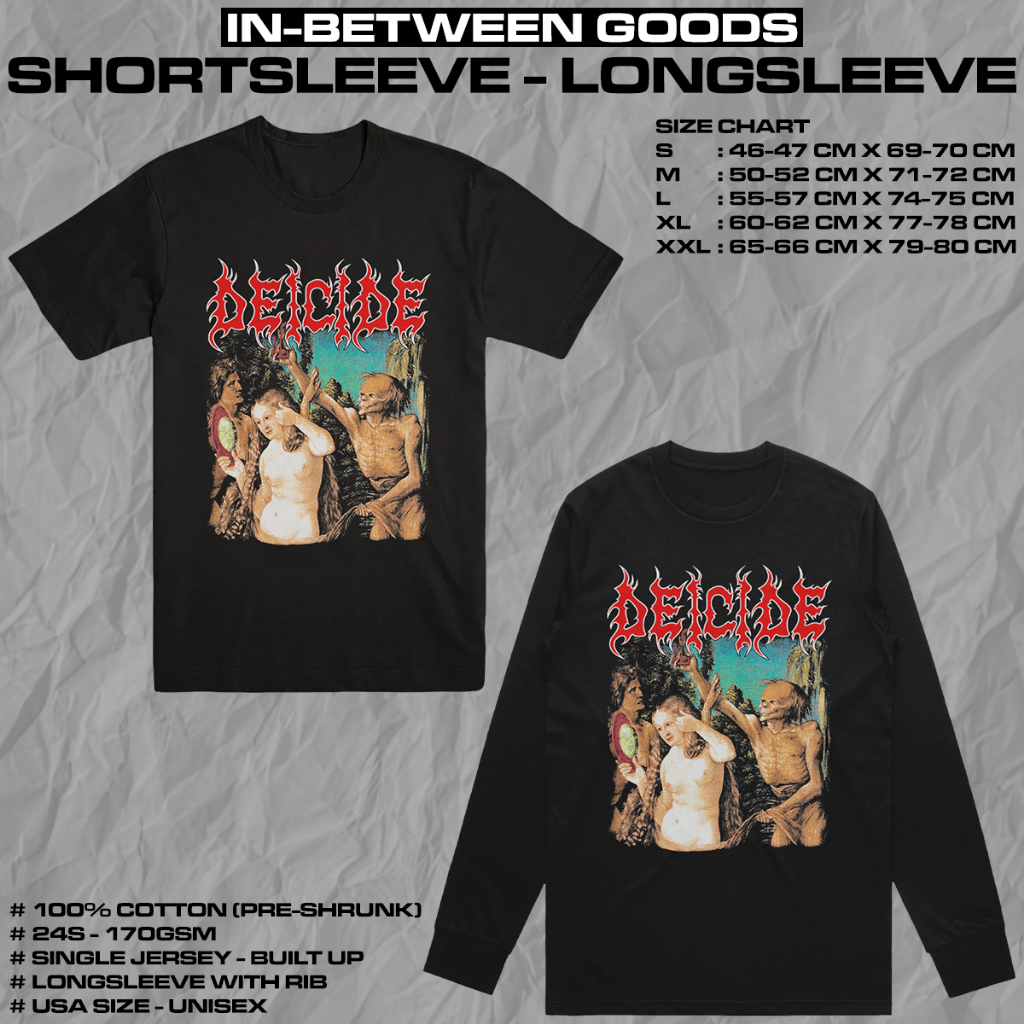 DEICIDE - HOURGLASS | T-SHIRT | LONGSLEEVE | BAND MERCH