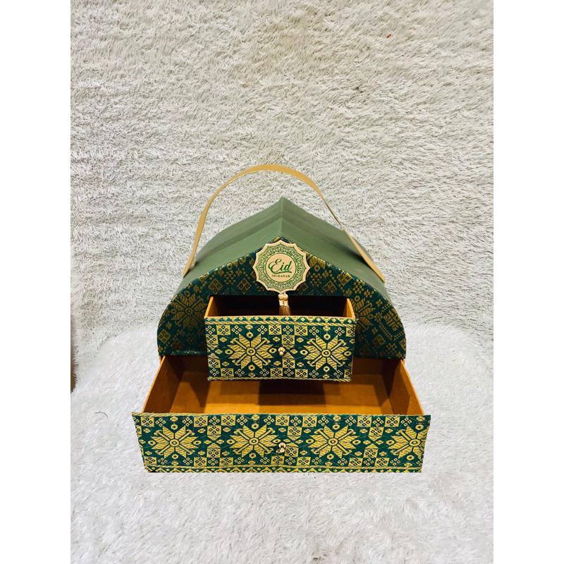 

Kubah Tenteng 2 susun / box lebaran / hampers lebaran / parcel lebaran / idul fitri / eid mubarak