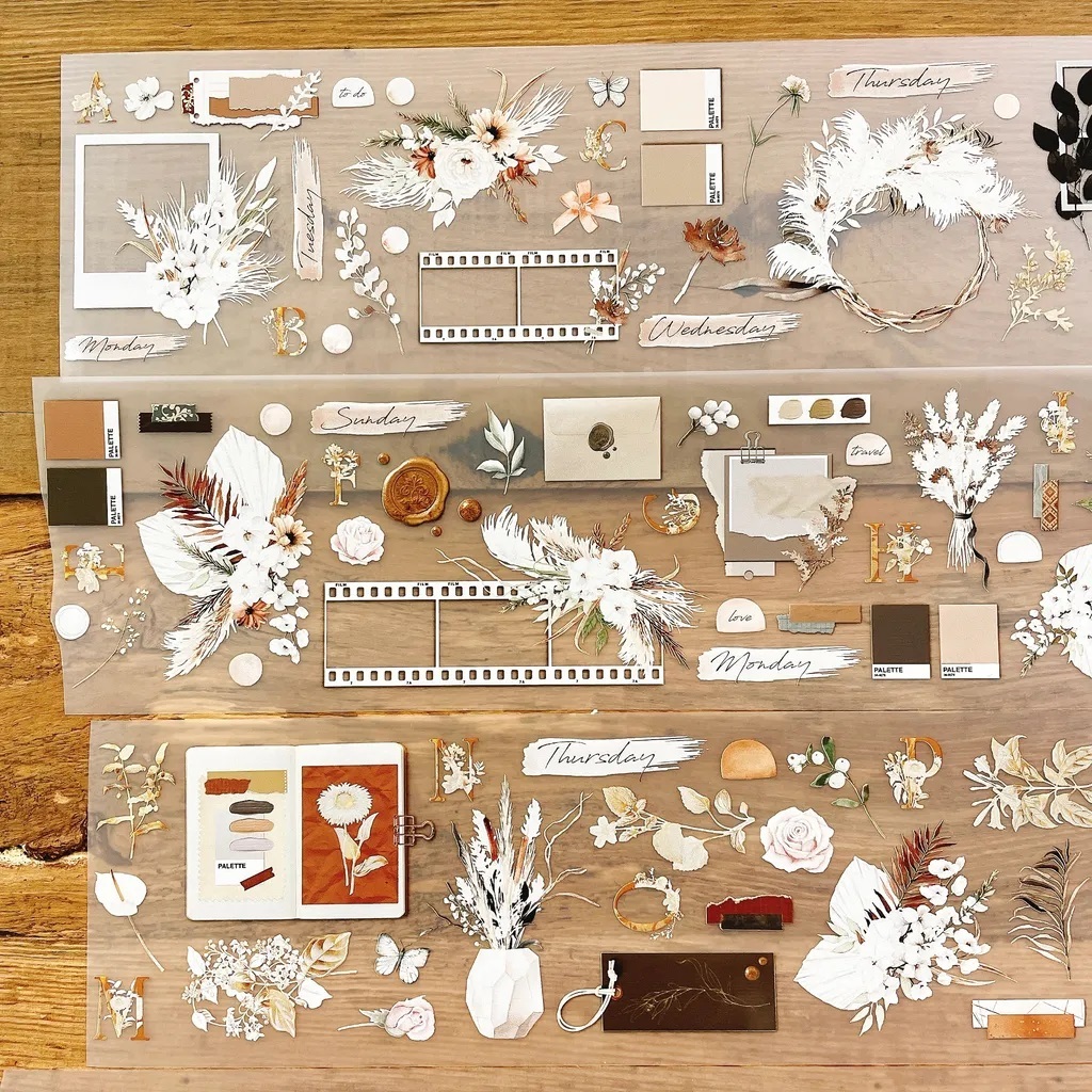 

Journal Pages Hues of Autumn PET Tape Sticker Samples