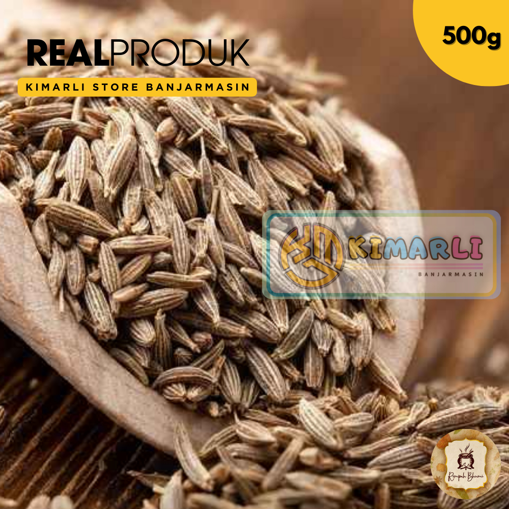 

500g || Jintan Putih Cumin Seed Import / Rempah Bumi / Herbal Organik By. Kimarli.Store