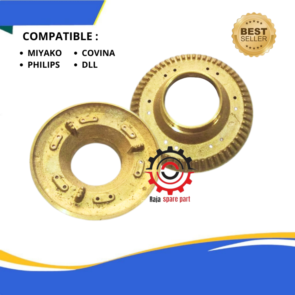 BURNER KOMPOR GAS COVINA MIYAKO KUNINGAN BESAR KECIL II KOMPOR GAS MIYAKO COVINA