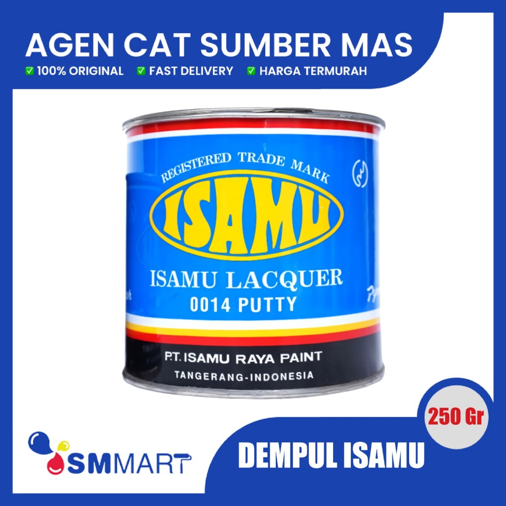 ISAMU DEMPUL / ISAMU LACQUER 250 ML / DEMPUL HALUS / DEMPUL MOBIL