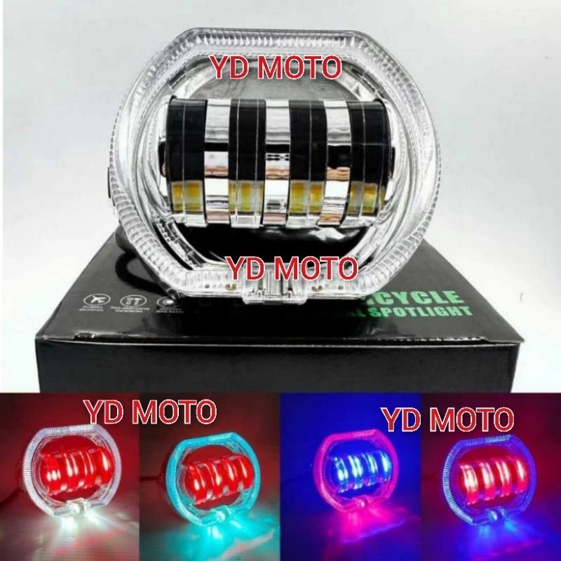 Lampu Tembak Daimeker Biled Projie Biled Projie Biled 4 lensa 8D lampu projie Biled Hi Low