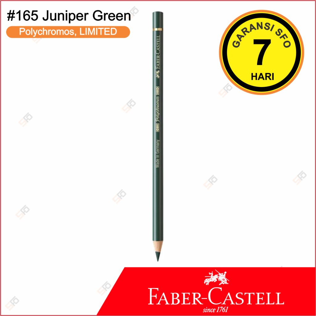 

LE Polychromos Faber Castell Satuan - 165 Juniper Green - Limited Edition - SFO Semarang Official