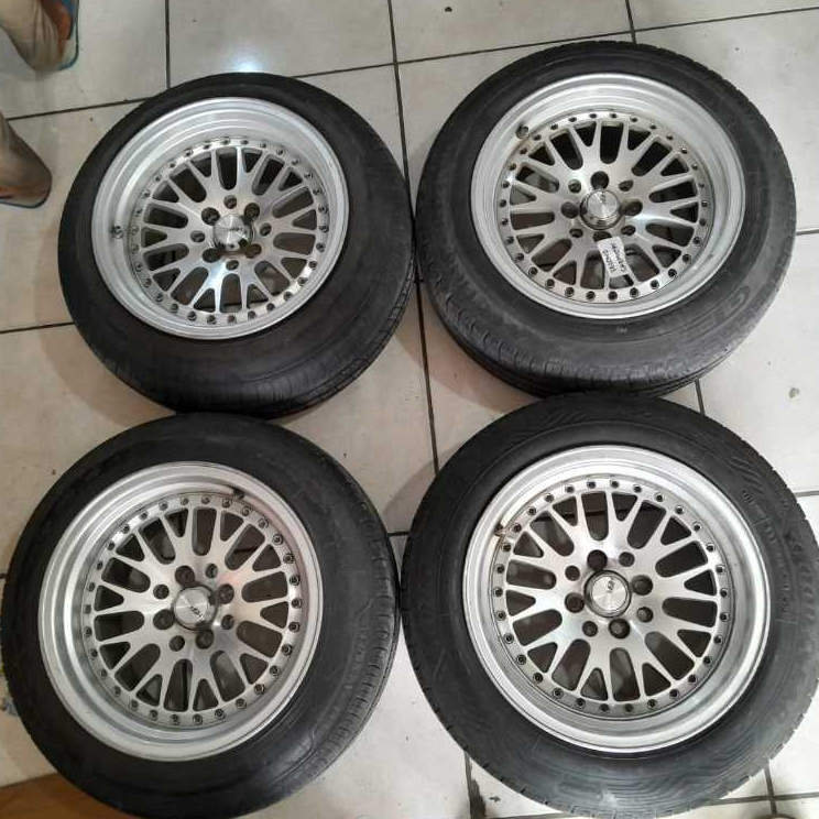 Velg Racing Celong CCW CLASSIC Ring 15 Lebar Depan 8 Inch Lebar Belakang 9 Inch Hole 4 x 100 / 4 x 1