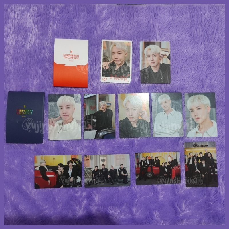 OFFICIAL MINI PHOTOCARD BTS PTD IN LA & SEOUL (PC HOBI JHOPE JUNG HOSEOK GRUP GROUP OT7 UNIT SPC MPC
